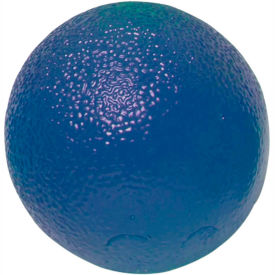Fabrication Enterprises Inc 10-1494 CanDo® Gel Hand Exercise Ball, Small Circular, Blue, Firm image.