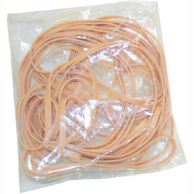 Fabrication Enterprises Inc 10-1850 CanDo® Rubber Band Hand Exerciser, Additional Latex Free Bands Only, Tan, 25/Pack image.