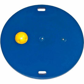 Fabrication Enterprises Inc 44105 CanDo® 16" Circular Wobble/Rocker Board, 1"H, Yellow image.