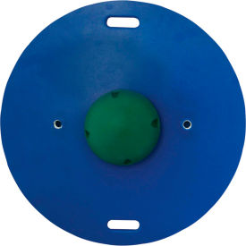 Fabrication Enterprises Inc 44835 CanDo® 16" Circular Wobble/Rocker Board, 2"H, Green image.