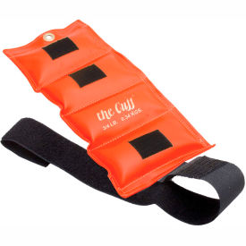 Cuff Deluxe Wrist and Ankle Weight, 0.75 lb., Orange