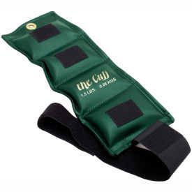 Cuff Deluxe Wrist and Ankle Weight, 1.5 lb., Olive