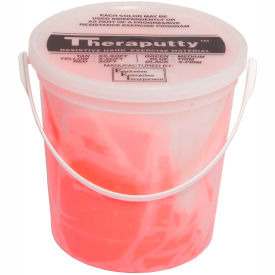 Fabrication Enterprises Inc 274938 TheraPutty® Plus Antimicrobial Exercise Putty, Red, 5 Pound, Soft image.