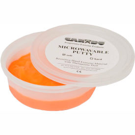 Fabrication Enterprises Inc 296486 Theraputty® Microwaveable Exercise Putty, Soft, Orange, 3 Ounce image.