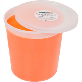 Fabrication Enterprises Inc 297947 Theraputty® Microwaveable Exercise Putty, Soft, Orange, 5 Pound image.