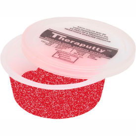 Fabrication Enterprises Inc 316210 TheraPutty® Sparkle Exercise Putty, Red, Light, 2 Ounce image.