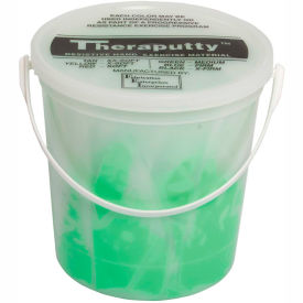 Fabrication Enterprises Inc 322784 TheraPutty® Scented Exercise Putty, Apple, Green, Medium, 5 Pound image.