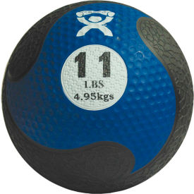 Fabrication Enterprises Inc 454637 CanDo® Firm Medicine Ball, 11 lb., 9" Diameter, Blue image.