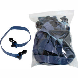 Fabrication Enterprises Inc 10-3204-10 CanDo® Adjustable Exercise Band, Heavy, Blue, 10 Each image.