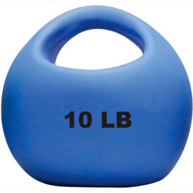 CanDo One-Handle Medicine Ball, 10 lb., 9