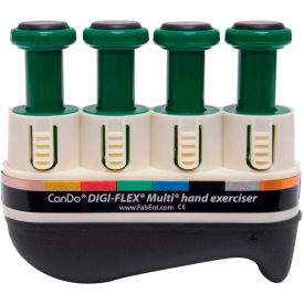 Fabrication Enterprises Inc 673417 Digi-Flex® Multi™ Hand Exerciser, Basic Starter Pack, Green, Moderate image.