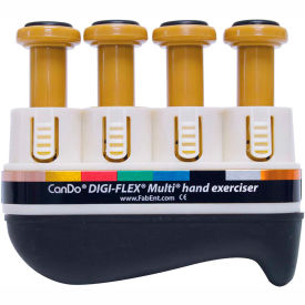 Fabrication Enterprises Inc 674878 Digi-Flex® Multi™ Hand Exerciser, Basic Starter Pack, Gold, XXX-Heavy image.