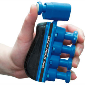 Fabrication Enterprises Inc 681088 Digi-Flex® Thumb® Exerciser, Blue, Heavy image.