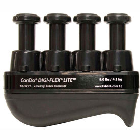 Fabrication Enterprises Inc 685105 CanDo® Digi-Flex LITE® Hand Exerciser, Black, X-Heavy image.