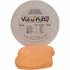 Fabrication Enterprises Inc 731125 Val-u-Putty™ Exercise Putty, Peach, X-Soft, 2 Ounce image.