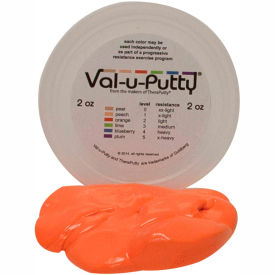 Fabrication Enterprises Inc 731490 Val-u-Putty™ Exercise Putty, Orange, Soft, 2 Ounce image.
