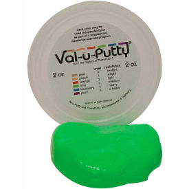 Fabrication Enterprises Inc 731855 Val-u-Putty™ Exercise Putty, Lime, Medium, 2 Ounce image.