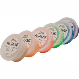 Fabrication Enterprises Inc 732951 Val-u-Putty™ Exercise Putty, 2 Ounce, Set of 6 (6 Colors) image.