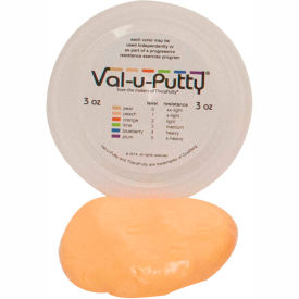 Fabrication Enterprises Inc 734777 Val-u-Putty™ Exercise Putty, Peach, X-Soft, 3 Ounce image.