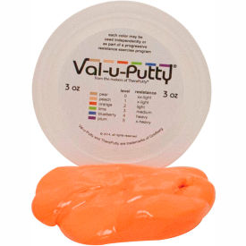 Fabrication Enterprises Inc 735143 Val-u-Putty™ Exercise Putty, Orange, Soft, 3 Ounce image.