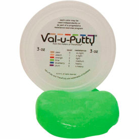 Fabrication Enterprises Inc 735508 Val-u-Putty™ Exercise Putty, Lime, Medium, 3 Ounce image.