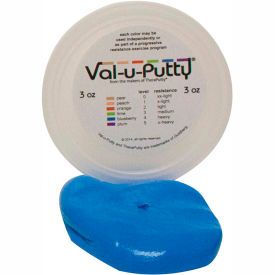Fabrication Enterprises Inc 735873 Val-u-Putty™ Exercise Putty, Blueberry, Firm, 3 Ounce image.