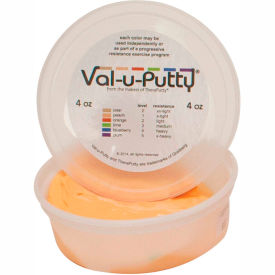 Fabrication Enterprises Inc 738430 Val-u-Putty™ Exercise Putty, Peach, X-Soft, 4 Ounce image.