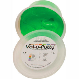 Fabrication Enterprises Inc 746465 Val-u-Putty™ Exercise Putty, Lime, Medium, 1 Pound image.