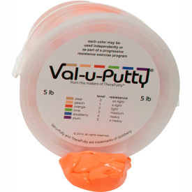 Fabrication Enterprises Inc 749753 Val-u-Putty™ Exercise Putty, Orange, Soft, 5 Pound image.