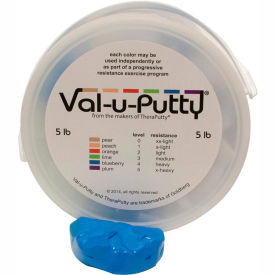 Fabrication Enterprises Inc 750483 Val-u-Putty™ Exercise Putty, Blueberry, Firm, 5 Pound image.
