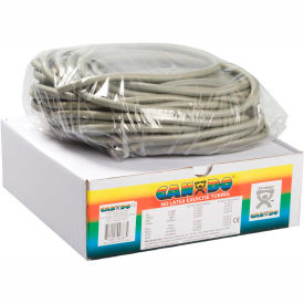 Fabrication Enterprises Inc 1397693 CanDo® Latex-Free Exercise Tubing, Silver, 100 Roll/Box image.