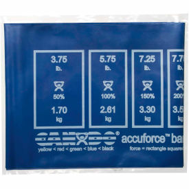 Fabrication Enterprises Inc 1462706 CanDo® AccuForce™ Exercise Band, Blue, 48"L Band image.