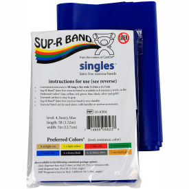Fabrication Enterprises Inc 1608803 Sup-R Band® Latex Free Exercise Band, 5 Strip, Blue, 1/PK image.