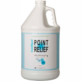 Fabrication Enterprises Inc 11-0712-1 Point Relief® ColdSpot™ Pain Relief Gel, 128 oz. (1 Gallon) Pump Bottle image.