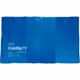 Fabrication Enterprises Inc 11-1002 Relief Pak® ColdSpot™ Reusable Blue Vinyl Cold Pack, Oversize 11" x 21" image.