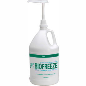 Fabrication Enterprises Inc 11-1035-1 BioFreeze® Cold Pain Relief Gel, 1 Gallon Dispenser Bottle image.