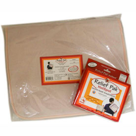 Fabrication Enterprises Inc 11-1300 Relief Pak® HotSpot Moist Heat Pack and Cover Set, Standard Pack with Foam-Filled Cover image.