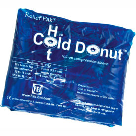 Relief Pak Cold n' Hot Donut Compression Sleeve, Medium, 10/Case