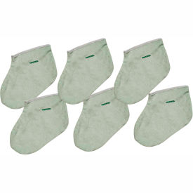 Fabrication Enterprises Inc 11-1712 Terry Foot Booties For Paraffin Treatment, 6/Pack image.