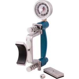 Fabrication Enterprises Inc 12-0591 Baseline® Standard Hydraulic Hand Dynamometer/MMT Combo Kit with Push Attachments, Blue image.