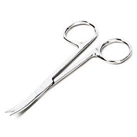 American Diagnostic Corp 3425 ADC® Iris Scissors, Curved, 4-1/2"L, Stainless Steel image.