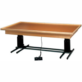 Deluxe Electric Hi-Low Raised Rim Platform Table, 84 Deluxe Electric Hi-Low Raised Rim Platform Table, 84