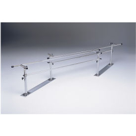 Fabrication Enterprises Inc 15-4004 Steel Base Folding Parallel Bars, Height and Width Adjustable, 7 L image.