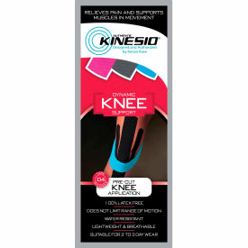 Fabrication Enterprises Inc 24-4933-20 Kinesio® Pre-Cut Kinesiology Tape, Knee, Case of 20 image.