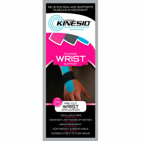 Fabrication Enterprises Inc 24-4934-20 Kinesio® Pre-Cut Kinesiology Tape, Wrist, Case of 20 image.