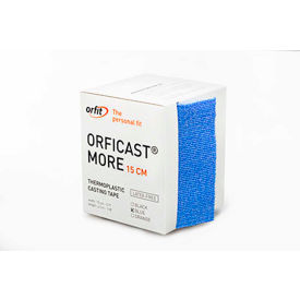 Fabrication Enterprises Inc 24-5612-1 Orfit® Orficast™ More Thermoplastic Tape, 6" Width x 9 ft. Length, Blue, 1 Roll image.