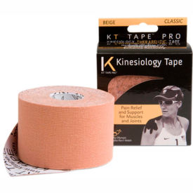 Fabrication Enterprises Inc 25-3410-4 KT® Kinesiology Tape, Uncut, 2" x 16 ft., Beige, Set of 4 Rolls image.