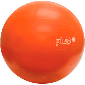 Fabrication Enterprises Inc 30-1701 PhysioGymnic™ Molded Vinyl Inflatable Exercise Ball, 55 cm (22"), Orange image.