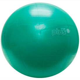 Fabrication Enterprises Inc 30-1702 PhysioGymnic™ Molded Vinyl Inflatable Exercise Ball, 65 cm (26"), Green image.