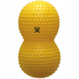 Fabrication Enterprises Inc 30-1735 CanDo® Inflatable Exercise Sensi-Saddle Roll, Yellow, 16" Dia. x 35"L image.